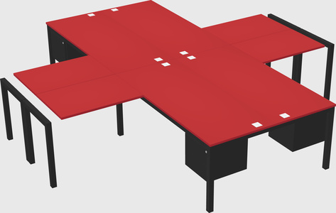 Quad desk
