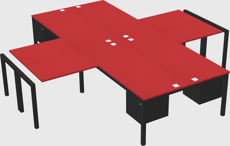 Quad desk