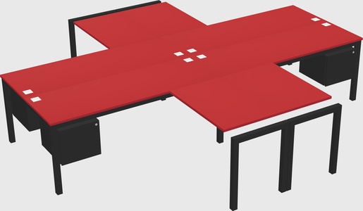 Quad desk