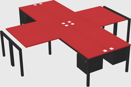 Quad desk