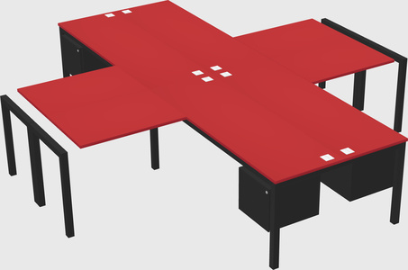 Quad desk