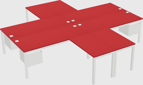 Quad desk