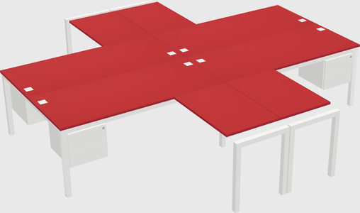 Bureau quadruple