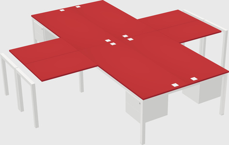Bureau quadruple