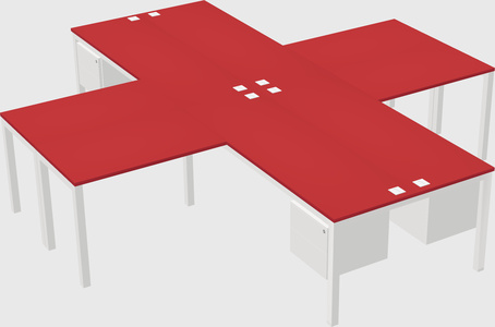 Quad desk