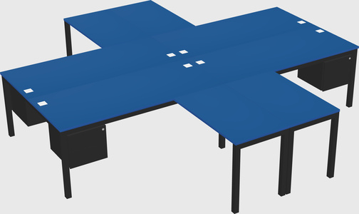 Bureau quadruple