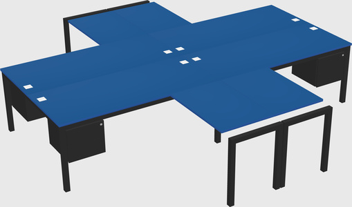 Quad desk