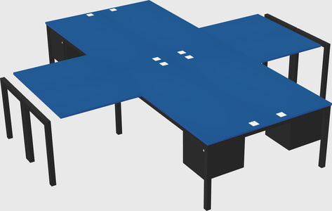 Quad desk