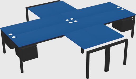 Quad desk