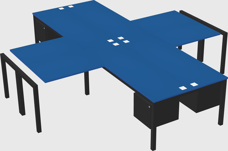Quad desk