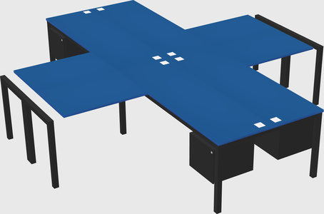 Quad desk