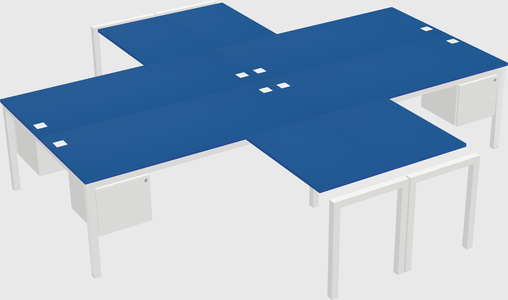 Bureau quadruple