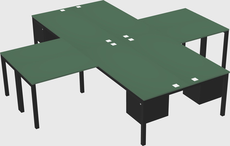 Bureau quadruple