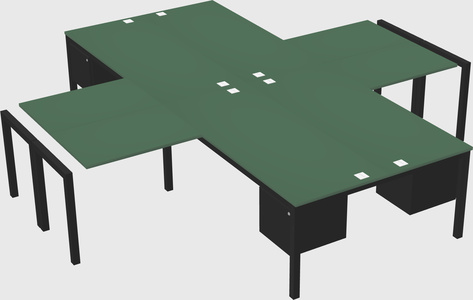 Quad desk