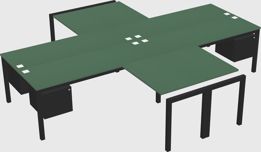 Quad desk