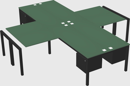 Quad desk