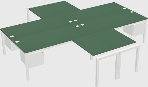 Quad desk