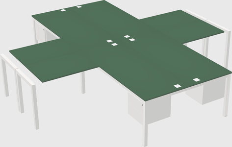 Quad desk