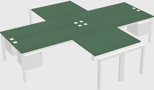 Quad desk