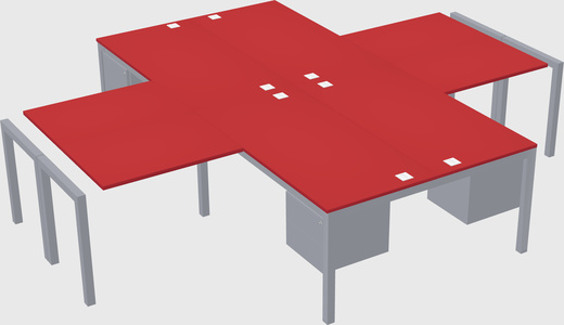 Quad desk