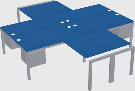 Quad desk