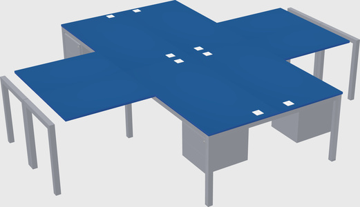 Quad desk