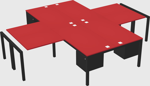 Quad desk