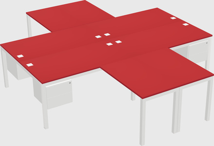 Bureau quadruple