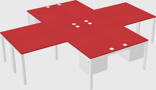 Bureau quadruple