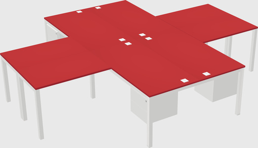 Bureau quadruple