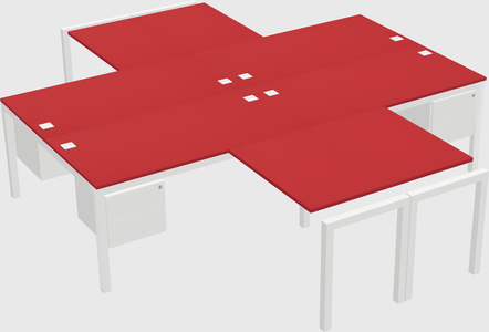 Quad desk