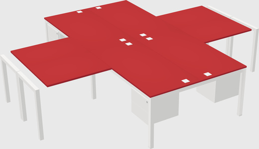 Quad desk