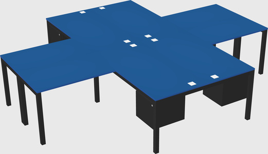 Quad desk