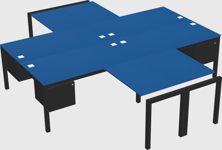 Quad desk