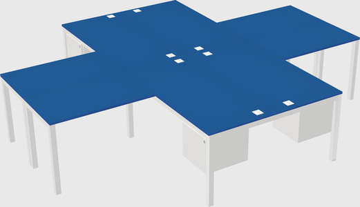 Quad desk