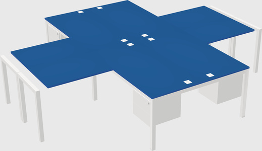 Bureau quadruple