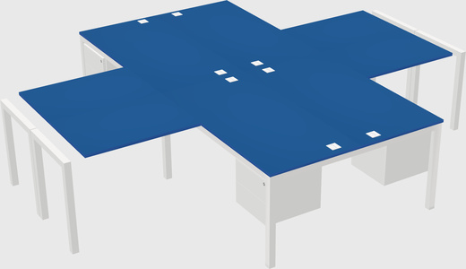Bureau quadruple