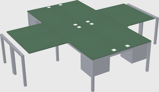 Quad desk