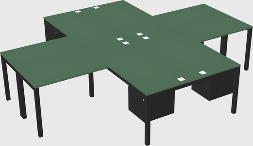 Quad desk