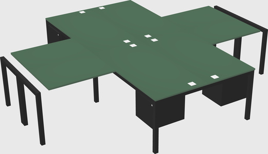 Quad desk