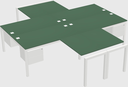 Quad desk