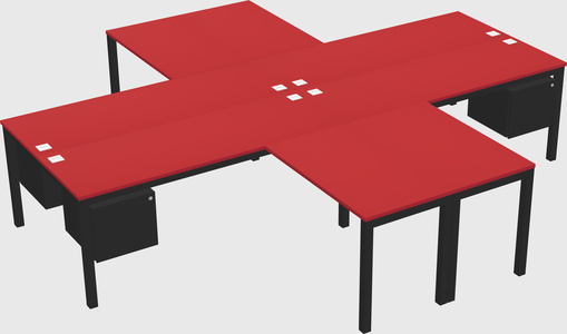 Quad desk