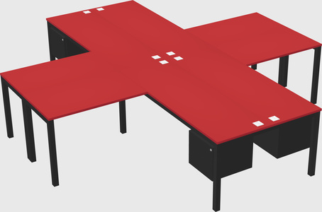 Quad desk