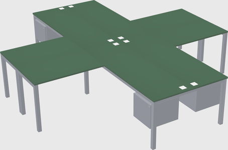 Bureau quadruple