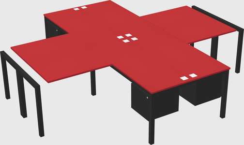 Quad desk