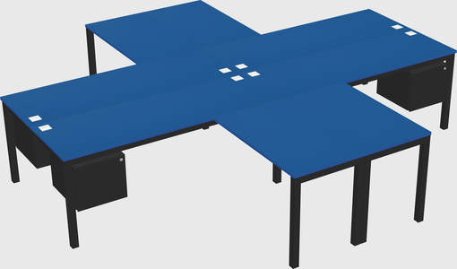Quad desk