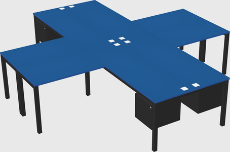 Quad desk