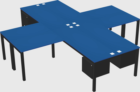 Quad desk
