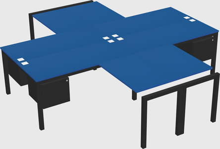 Bureau quadruple