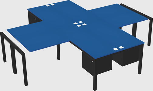Bureau quadruple